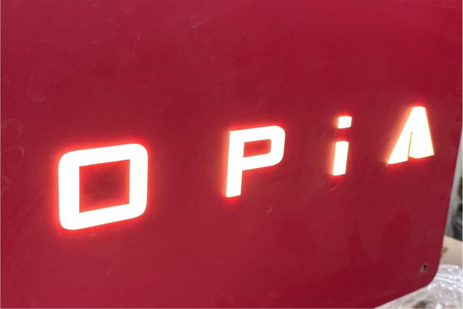 Pleksi Kabartma Tabela